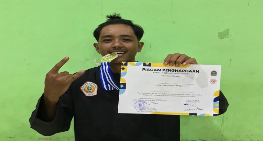 Mengukir Prestasi! Siswa SMK Ma'arif Ponjong, Raih Medali Emas di Kejuaraan Pencak Silat Pelajar se-Gunungkidul