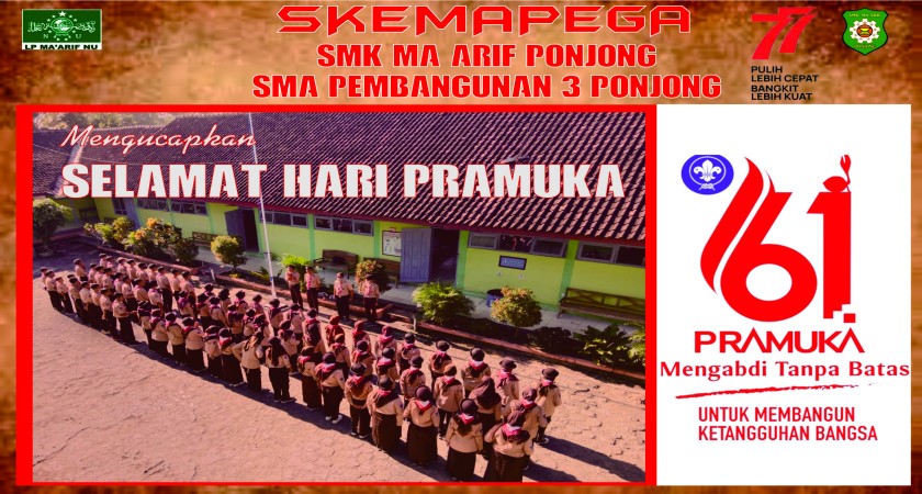 Upacara Hari Pramuka ke 61