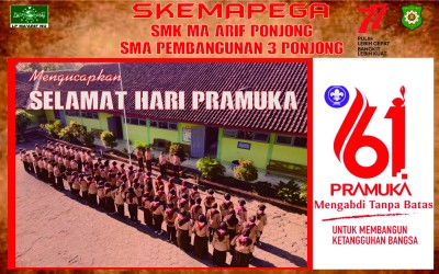 Upacara Hari Pramuka ke 61